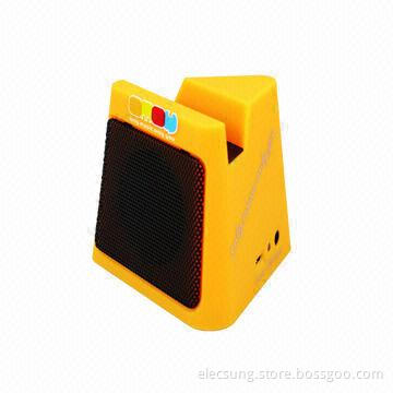 Portable Bluetooth Speaker with Docking Station, Exclusive Housing Mold Design